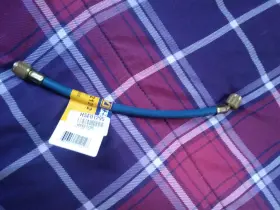 686800 Yellow Jacket 21212 12 Inch Blue Charging Hose Plus 11 - 1/4 New #3