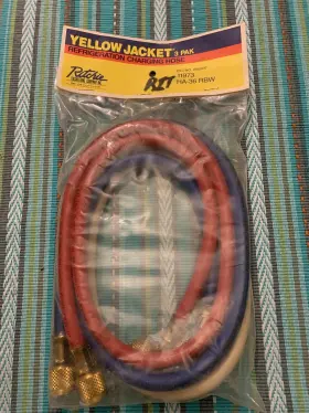 11973 Yellow Jacket Ha-36 New 3 Pack Refrigeration Charging Hose. 11973. Rbw Ritchie