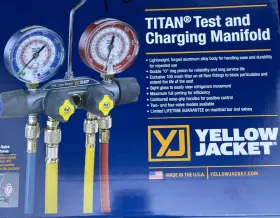 49832 Yellowjacket Titan 2-valve Test/charging Manifold Gauges