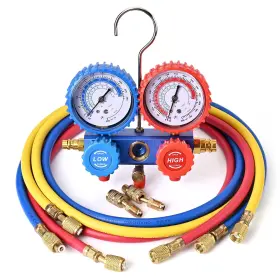 39mgh001-mlh60-0123 Yescom Dual Manifold Gauge Set Hvac Ac With Charging Hose Diagnostic Tool R410a