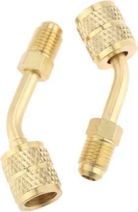 Yh 445011898810 R410a Charging Vacuum Port Adapters 5/16 Inch Female Quick Couplers 2-pack