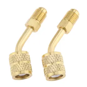 Yhxgljdka 436714752745 R410a Charging Vacuum Port Adapters Adapter 5/16 Inch Female Quick Coupler #3