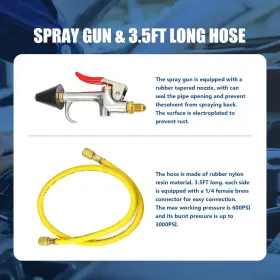 Yonligonju 445022183172 Ac Flush Kit Auto Air Conditioning Pipeline Cleaning Tool Set R134a R12 R22 R40 #3 Yonligonju 445022183172 Ac Flush Kit Auto Air Conditioning Pipeline Cleaning Tool Set R134a R12 R22 R40 #3