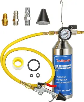 Yonligonju 445022183172 Ac Flush Kit Auto Air Conditioning Pipeline Cleaning Tool Set R134a R12 R22 R40 Yonligonju 445022183172 Ac Flush Kit Auto Air Conditioning Pipeline Cleaning Tool Set R134a R12 R22 R40