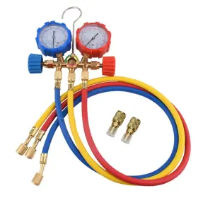 Bsp0024-b Yoqanr 5ft Double Tables Ac Diagnosis Manifold Gauge Freon Set Digital Gaug