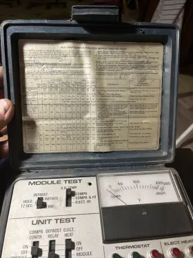 025-20244 York Bord-warner Ac Heat Pump Service Analyzer - Un Tested As It #2 025-20244 York Bord-warner Ac Heat Pump Service Analyzer - Un Tested As It #2