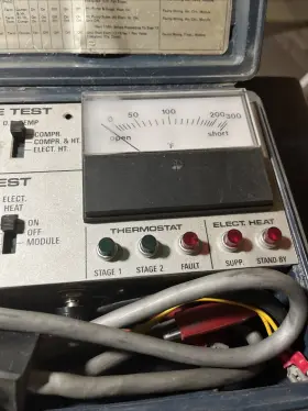 025-20244 York Bord-warner Ac Heat Pump Service Analyzer - Un Tested As It #3 025-20244 York Bord-warner Ac Heat Pump Service Analyzer - Un Tested As It #3