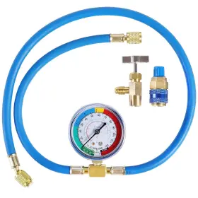 Ystool 764784965282 Manguera De Carga Ac U Con Manometro Refrigerante Para Automovil R134a Kit D