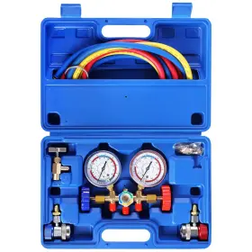 Ys101t-1 Ystool 3 Way Ac Manifold Diagnostic Gauge Refrigerant Charging Set For Air Co