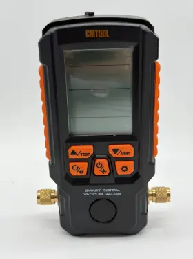Yuanri 445031758736 Digital Vacuum Gauge Pro Hvac Meter 0.2% Accuracy 2000 Mbar 1/4 Inch Sae