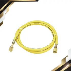 Zaplyte 669739745486 1 X Charging Hose Tube 1/4 Sae Thread Connector 1.5m Long 600psi Yellow