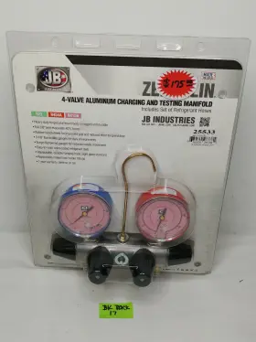 Zeppelin 25533 4-valve Aluminum Charging And Testing Manifold New-old Stock