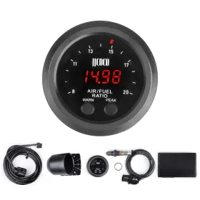 Zhsymx 752815546081 Universal Digital Wideband Air/fuel Ratio Afr Gauge Kit - 2-1/16 Inch 52mm With Zhsymx 752815546081 Universal Digital Wideband Air/fuel Ratio Afr Gauge Kit - 2-1/16 Inch 52mm With