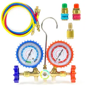Zistel 692621730772 Ziss A/c Diagnostic Manifold Gauge Set For Refrigeration Charging Fits R12 R22