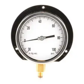 11a483 Zoro Select Vacuum Gauge Process 4-1/2 In