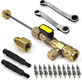 Yca002 Zpsndp R410a R22 Hvac Core Removal Tool And Service Wrench Set Ac Schrader