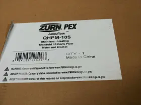Qhpm-10s Zurn Stainless-heating Manifold 10 Ports Flow Meter And Bracket #2 Qhpm-10s Zurn Stainless-heating Manifold 10 Ports Flow Meter And Bracket #2