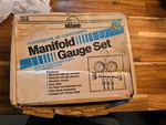 Vintage Igloo Manifold Gauge Set: Complete 2 Valves 4 Hoses. Fixed Price $50.00.