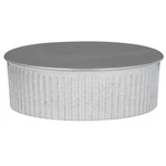 Imperial GV0735 Silver 30 Ga. Galvanized Steel Crimped Pipe End Cap 6 Dia. In.. Fixed Price $13.46.