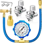 Refrigerator Freon Recharge Hose KIT-R134A R12 R22 Fridge White-style. Fixed Price $33.11.