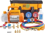 Bomba De Vacio Aire Hvac Conjuntos Manometro Combinado Refrigeracion 1/4HP. Fixed Price $156.99.