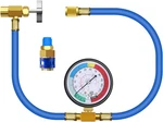 Jifetor Hose With Gauge For R134A, Car Hvac Refrigerant Recharge Ki.... Fixed Price $27.70.