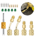 R410A Adapter For Mini Split System, 5/16" Sae Female To 1/4" Flare. Fixed Price $13.28.