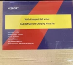 Neefoir Compact Ball Valve End Refrigerant Charging Hose Set. Fixed Price $65.00.