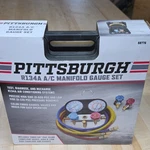Pittsburgh R134A A/c Manifold Gauge Set 2-VALVE W/hoses & Couplers. Fixed Price $50.00.