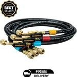 Fieldpiece HR3B Ball Valve Refrigerant Hose Set (3) With Color Tags - 1/4" X. Fixed Price $69.35.