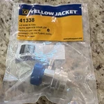 Yellow Jacket 41338 Auto Service Coupler R-134A Blue Metal W/shut Off Valve. Fixed Price $62.00.