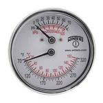 Winters TTD404 2.5" Tridicator Gauge 0-75 Psi Brass Npt Connection. Fixed Price $44.54.