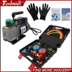 Findmall 1/3HP 4CFM Air Vacuum Pump Manifold Gauge Set Hvac Refrigerant Kit. Fixed Price $104.97.