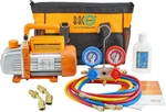 3.6CFM Vacuum Pump And Gauge Set - Home Mini Split Kit For R410A. Fixed Price $171.36.