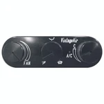 Vintage Air Gen 5 Proline Upgrade 3-KNOB Oval Horizontal Control Panel Black. Fixed Price $250.00.