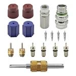17PCS Car Air Conditioning Valve Core Kit, R12 R134A Teflon 2.87 Nch, Red. Fixed Price $20.87.