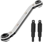 Hvac Service Wrench, Refrigeration With 2 Pcs Hexagon Bit Adapter,. Fixed Price $14.67.