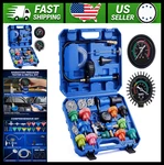 Orion Motor Tech Coolant Pressure Tester And Vacuum Refill Kit 26PC. Fixed Price $104.99.
