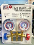 Jb Industries A2L, M2 Standard 2-VALVE Classic Brass Manifold R454B-R32-R410A. Fixed Price $120.87.