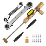Jiouxip Valve Core Remover Installer Tool And Hvac Service Wrench Set With Hex. Fixed Price $23.31.
