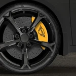 Set Of 4 Yellow Caliper Covers W/mgp Logo Inscribed For 2003-2005 Isuzu Ascender. Fixed Price $249.99.