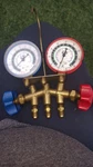 Jb Industries Manifold Gauge, 2 Valves, 404A/407A/407C, Only. Fixed Price $38.60.