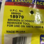 Yellow Jacket 18979 Remover Tool. Fixed Price $20.00.