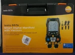 Testo 557S Smart Digital Manifold With Vacuum Kit 4-VALVE Wireless Bluetooth. Fixed Price $649.95.