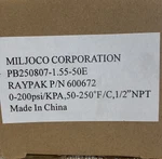 *600672 Raypak Temperature & Pressure Gauge-kit. Fixed Price $119.00.