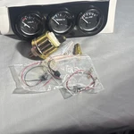 52MM 3-IN-1 Car Gauge Kit Voltage Meter Water Temperature And Oil Black. Fixed Price $41.50.