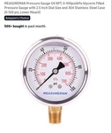 Measureman Pressure Gauge 1/4" Npt. Fixed Price $17.71.