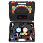 Adafirst Manifold Gauge Set, Way Hvac R134A R404A R410A Freon Charging.... Fixed Price $83.99.