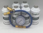 R-600A, R600A Refrigerant Cans & Gauge Kit Enviro-safe #8057. Fixed Price $97.99.