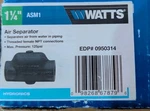 New Watts 1/4" Asmi Cast Iron Air Separator 0858536. Fixed Price $20.00.